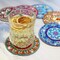 6 Pieces Diamond Painting Coasters with Holder, Mandala Diamond Art Coasters Kits for Beginners, Adults Small Diamond Painting Kit Art Craft Supplies